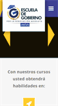 Mobile Screenshot of escueladegobierno.org